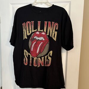 The Rolling Stones Black Cotton T-Shirt
